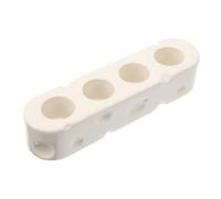 SKISUNO Toothbrush Holder for Bathroom Ceramic Toothpaste Dispenser Stand Elegant Organizer for Toothbrushes and Makeup Brushes Stylish White Bathroom Counter Stand