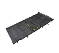 SKISUNO Trampoline Safety Enclosure Net - 55.12'' Weather-Resistant Trampoline Mesh Net Replacement for 6 Poles - Breathable Sporting Mesh with Zipper