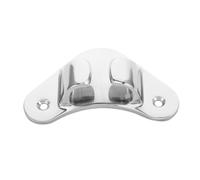 SKISUNO Triangular Stainless Steel Boat Rope Cleat for Boat and Yacht | Silver Marine Hardware, Wear Resistant Build, Easy Installation, Space Saving Structure, Weather Resistant