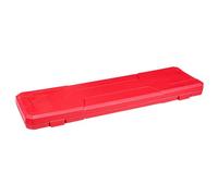 SKISUNO Vernier Caliper Carrying Box Red Plastic Storage Case Sturdy Caliper Storage Organizer Portable Measuring Tool Box Small Tool Organizer for Travel