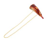 SKISUNO Viking Instrument for Festivals Medieval Cheering Trumpet Natural Bull Horn Decor for Ceremonies and Viking Present