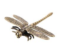 SKISUNO Vintage Dragonfly Brass Cabinet Handle Knobs with Unique Design, Sturdy Small Drawer Pulls for Furniture and Kitchen Cabinets, Versatile Use in Home Decor, Door Knockers for Front