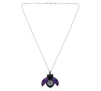 SKISUNO Vintage Ladybug Pocket Watch Necklace for Featuring Lightweight Alloy and Glass Materials with Unique Retro Design, for Cosplay Events and Handbag Accessories