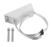 SKISUNO Wall Mounted Gas Cylinder Holder Tank Bracket with Adjustable Strap Buckle Safety Stand for Oxygen and Hydrogen Cylinders Gray