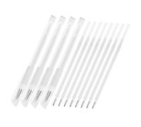 SKISUNO Water Resistant Tattooing Pen with White Mapping Markers for Precise Eyebrow Cosmetics Ultra Fine Embroidery and Surgery Tools Pens Refills with Transparent Body for Detailed Use