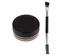 SKISUNO Waterproof and Easy Application Brow Gel Dark Brown Eyebrow Wax Gel with Precision Brush Design for Natural Styling and Sculpting Occasion Plastic Material