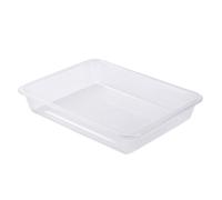 SKISUNO Wear-resistant and Resistant to Fall with Large Capacity Rectangular Serving Tray for Home Use and Fast Food Restaurants, for Bbq Vegetable Grill, Fruit Platter, and Food