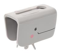 SKISUNO Whale-Shaped Silicone Faucet Cover Safety Spout Protector for Bathroom Bathtub Tap Grey 1pcs Bath Accessory