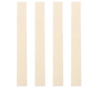 SKISUNO Wind Instrument Key Felt Strips 4 Pack White Self-Adhesive Felt for Clarinet Trombone Sound Isolation and Impact Protection