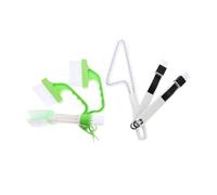 SKISUNO Window Track Cleaning Brush with Handheld Blinds Duster for Air Conditioner Vents Groove and Sill Cleaner Scratch Multi Surface Tool for Sliding Doors and Window Blinds