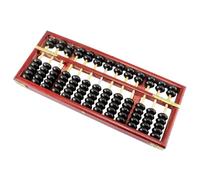 SKISUNO Wooden Abacus 13-Column Vintage Counting Beads Educational Tool for and Adults, School Math Learning Abacus for ’S Mental Arithmetic and Counting Practice