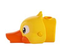 SKISUNO Yellow Plastic Faucet Extender for Children, Abs and TPE Material, Prevents Water Splashing, Creative Water Guiding Gutter Design, Washing Aid for Babies and Boys and Girls