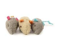 Skitter Critters Cat Toy Catnip Mice, Pack of 3