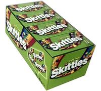 Skittles Crazy Sours, Acid-Fruit, 16 Packs of Chewing Candies of 45 g