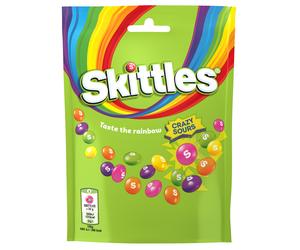 Skittles Crazy sours sour chewing candies 152g