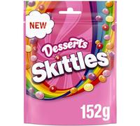 Skittles Desserts Flavour Vegan Chewy Candy Sweets Sharing Bag, 152g
