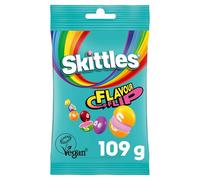 Skittles Flavour Flip Fruity Chewy Candy Sweets Sharing Treats Pouch 136g