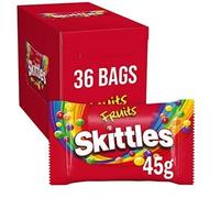 SKITTLES FRUIT Full Box 36 Packs RETRO SWEETS CANDY CHEWY FRUITY