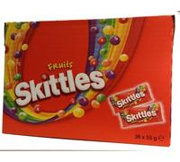 Skittles Fruit Sweets Pack of 36 Bags x55gm Packs Big Value Pack