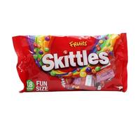Skittles Fruit Sweets Party Pack - 18 Funsize Sweets Bags Bulk Box, Chewy Fruit Candy Multipack for Kids Party Bags, Movie Night Snacks, Birthday Gift Box, Vegan & Vegetarian Friendly Treats (324g)