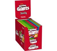 Skittles Giants Fruits Vegan Candy Sweets Treat Bag Multipack/ Bulk 45g x36