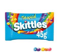 Skittles Sweets, Fruit Chewy Sweets Bulk Box, 36 Packs of 45 g