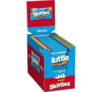 Skittles Tropical Chewy Candies Sweets Bag, 36 pack X 45 g