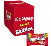 SKITTLES FRUIT Full Box 36 Packs RETRO SWEETS CANDY CHEWY FRUITY