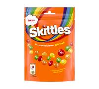 Skittles Vegan Sweets Citrus Flavoured Treat Bag 152g