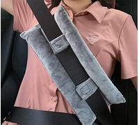 SKIYHON Seat Belt Pillow for Mastectomy Post-Surgery, Heart Surgery Recovery Support Cushion for Chest Chemo Port Pacemaker Bypass Hysterectomy Recovery Pillow (Gray)