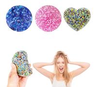 SKJAXF Picky Pad, 3Pcs Fidget Skin Picking Toys, Multicolor, Heart, Circular, Stress Relief, Sensory, Kid, Adult
