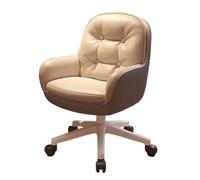 SKJDFGH Small Home Desk Chair for Gaming Writing Back-Protecting Space Saving Armrests Breathable Executive Office Chair with Wheels
