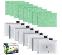 SKJJM 16PCS CF1 Filter Service Pack 8 Month for Interpet Internal CF1 Cartridge Filters, CF1 Fish Tank Filter Cartridges Kit for Aquarium Replacement Pack (8 Filter Cartridge & 8 Algaway Pad)