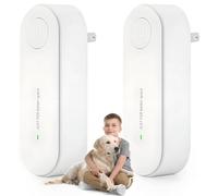 SKJJM 2PCS Ionic Air Purifier Plug in UK, Portable Negative Ion Air Generator Whisper Quiet Instantly Cleans, Filterless Ioniser for Home Bedrooms, Toilets, Living Rooms, Bathrooms, Closets, Pet Rooms