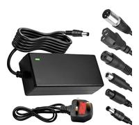SKJJM 42V 2A Electric Scooter Charger with 6 Connectors, UK Plug Replacement Charger for 36V Li-ion Battery, Scooters Chargers Adapter, Lithium Battery Chargers for Balance Mobility Scooter Hoverboard