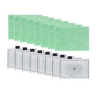 SKJJM CF1 Filter Service Pack 8 Month Compatible with Interpet Internal CF1 Cartridge Filters, CF1 Fish Tank Filter Cartridges Kit for Aquarium Replacement Pack (8 Filter Cartridge & 8 Algaway Pad)