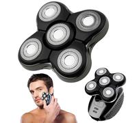 SKJJM RX7 Shaver Replacement Heads Compatible with Remington Balder RX7/XR1600/BOSS XR7120 and XR7100, 5 Dual Track Heads, Electric Head Shaver Floating Wet & Dry High Precision Mower Blades