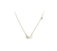 SKJUBLPG 925 Angel Wings Pendant Necklace Women Party Peace Cute Exquisite Jewelry Simple Accessories Ny2136G