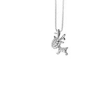 SKJUBLPG 925 Luxury Cute Pendant Clavicle Necklace Women'S Fine Jewelry Beautiful Stackable Versatile Silver