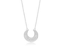 SKJUBLPG 925 Moon Pendant Long Chain Necklace Luxury Exquisite Jewelry Party Rock Punk Silver