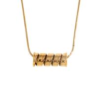 SKJUBLPG Coil Spring Pendant Necklace A Beautiful And Versatile That Can Be Worn With Any Style Gold