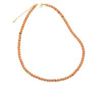 SKJUBLPG Colorful Beaded Necklaces, Fashionable Women'S And Men'S Jewelry, Exquisite Versatile Necklaces That Can Be Worn Together B510-Orange