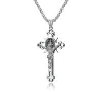 SKJUBLPG Cross Pendant Necklace, A Beautiful And Versatile Necklace That Can Be Worn By Both Men Women 2