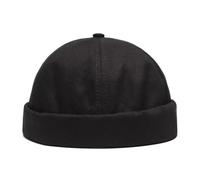 SKJUBLPG Hats Caps Skullies Beanies Beanie Hat Hip Hop Street Knitted For Women And Men Casual Solid Color Pumpkin Portable Melon Seed Bk