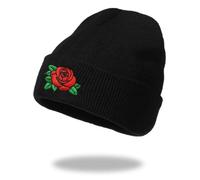 SKJUBLPG Hats Caps Skullies Beanies Beanie Unisex Flower Brimless Hat For Women And Men Outdoor Warm Windproof Soft Elastic Cold-Proof 55-60Cm 2