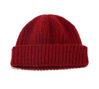 SKJUBLPG Hats Caps Skullies Beanies Beanie Women'S Hat Solid Color Short Cuff For Men And Women Navy Blue Khaki Yellow Green Black Darkred