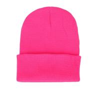SKJUBLPG Hats Caps Skullies Beanies Beanie Women'S Solid Color Hats, Warm Knit Men And Women, Soft Cuff Neon Green, Orange, Yellow, Gray, Purple, Beige Hotpink