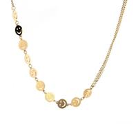 SKJUBLPG Necklace Women'S Smiley Face Pendant Luxury Jewelry Fashion Hip Hop Beautiful Multi-Purpose