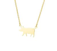 SKJUBLPG Vintage Fox Cat Pendant Necklace Women'S Party Jewelry Beautiful Versatile That Can Be Worn With Any Style N04051G-1