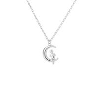 SKJUBLPG Vintage Fox Cat Pendant Necklace Women'S Party Jewelry Beautiful Versatile That Can Be Worn With Any Style N04163S-2